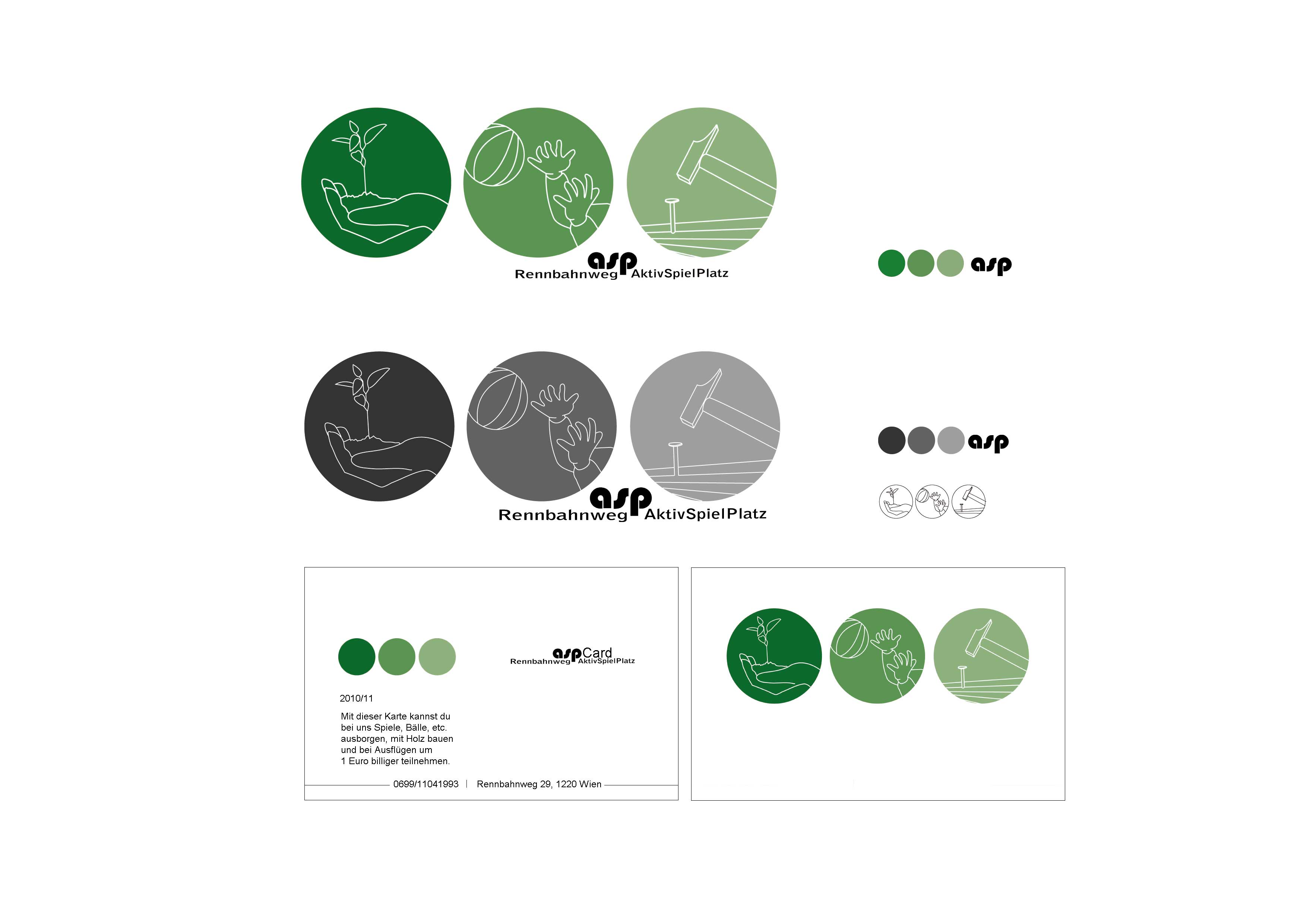 logo and business cards - AKTIV SPIEL PLATZ