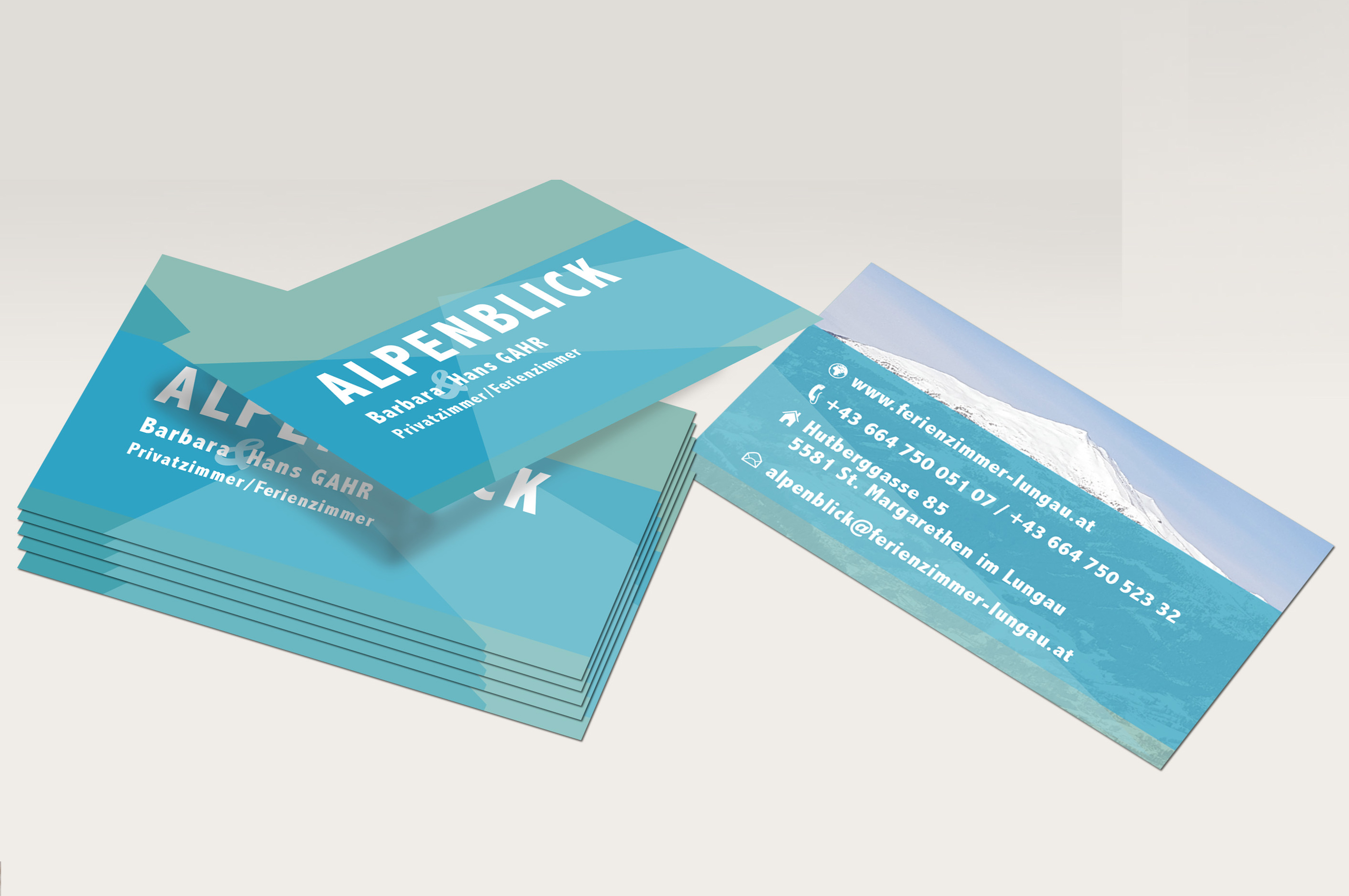 Alpenblick - business card